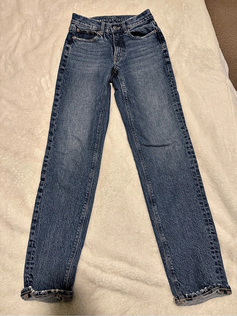 American Eagle AE Jegging Blue Skinny Jeans Waist 00 Long